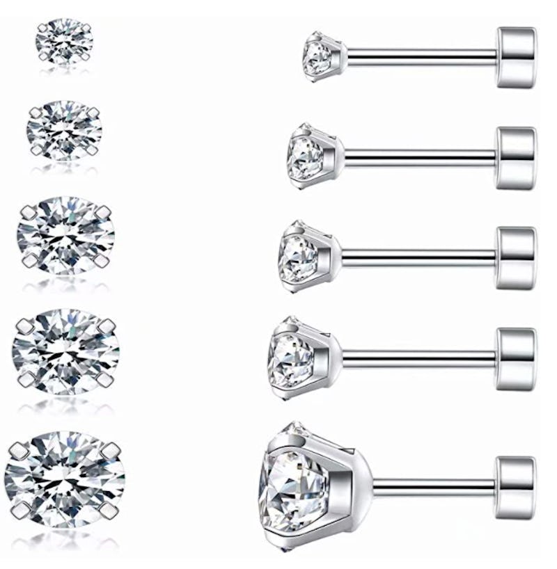 Stud earrings to sleep in Clearance