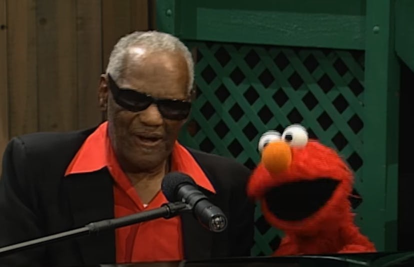 Ray Charles on Sesame Street. 