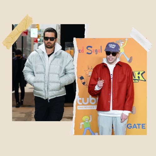 Scott Disick (in Tribeca on Dec. 18, 2021) made a dirty joke about Pete Davidson (at Tubi’s “The Fre...