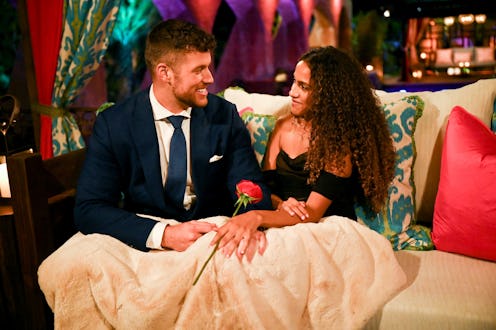 Clayton Echard & First Impression Rose winner Teddi Wright on 'The Bachelor' Season 26 via ABC's pre...
