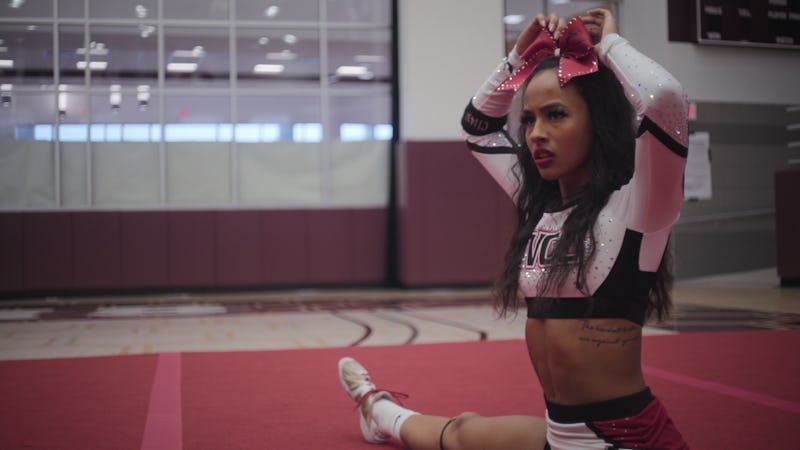 Trinity Valley Community College cheerleader Jada Wooten in 'Cheer' Season 2 via Netflix's press sit...