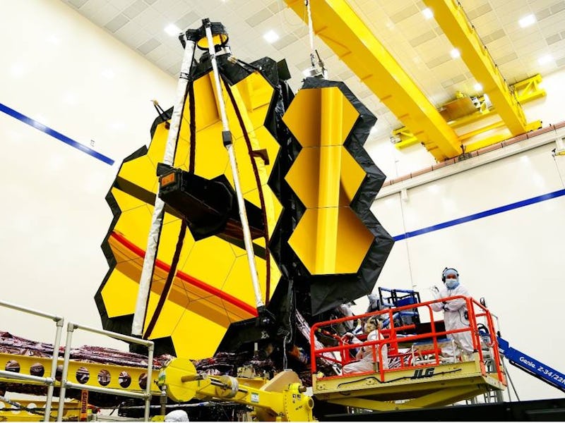 webb mirror unfolding