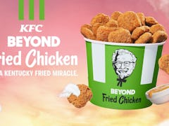 KFC's plant-based Beyond Fried Chicken Nuggets are a new option.