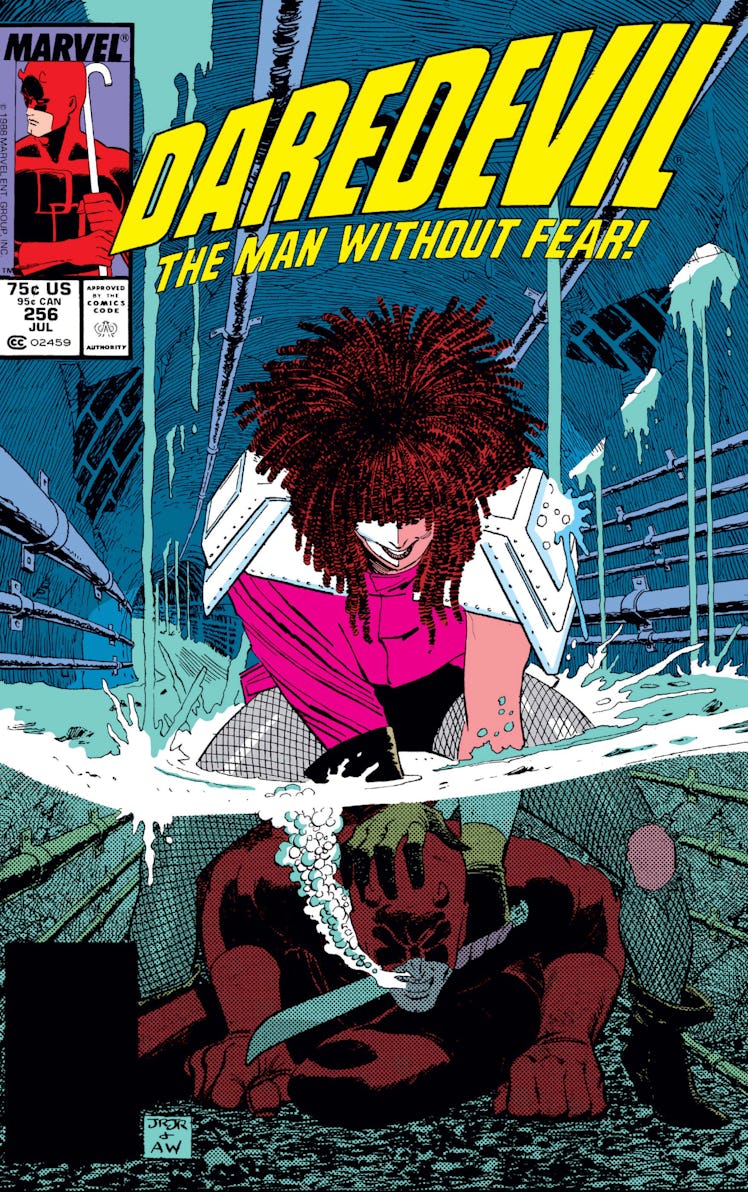 Matt Murdock underwater on the cover of Daredevil