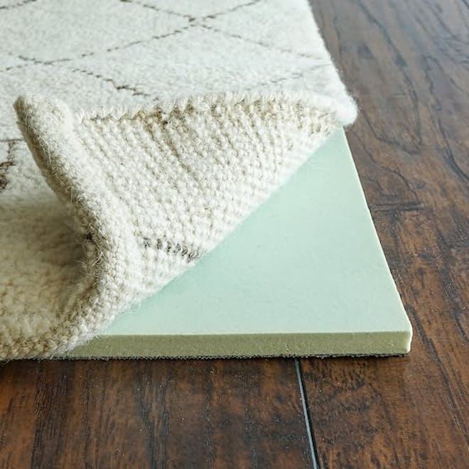 Made of 0.5-inch thick memory foam, this RUGPADUSA option is one of the best rug pads for soundproof...