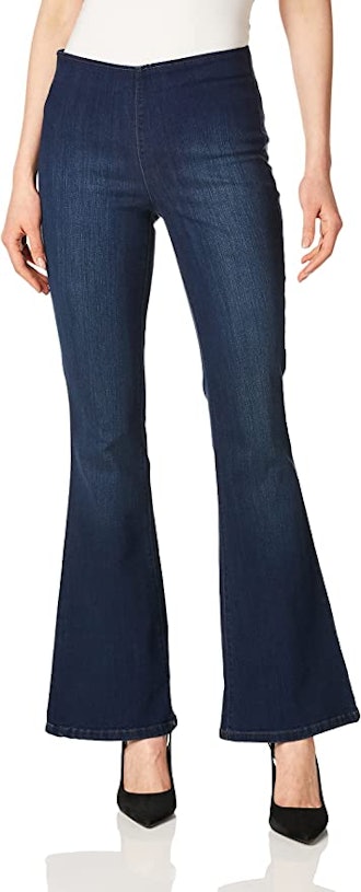 Jessica Simpson Mid Rise Pull-On Flare Jeans