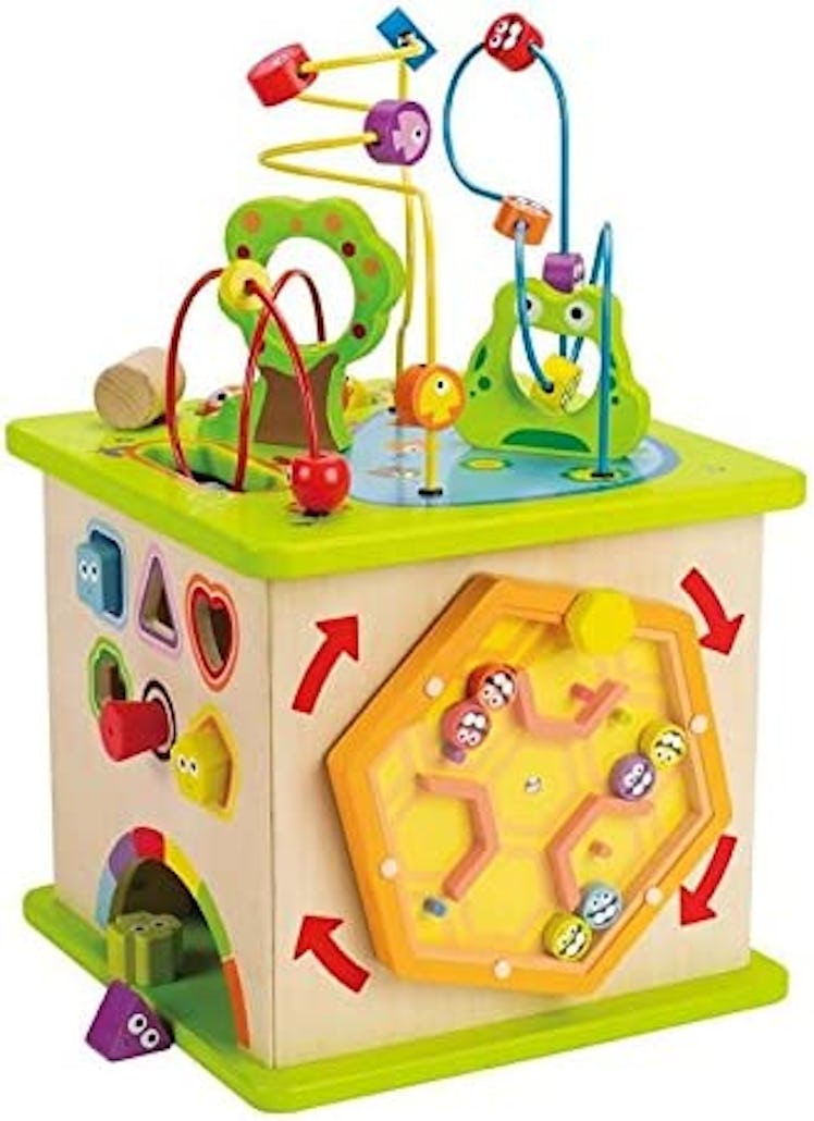 Country Critters Wooden Activity Play Cube by Hape