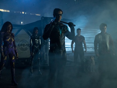 Main characters from the new HBO Max TV show "Titans"
