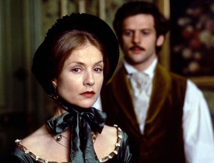 A still from Madame Bovary with Isabelle Hupert