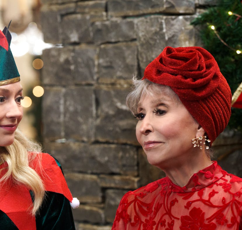 Emily Kinney and Rita Moreno in Santa Bootcamp