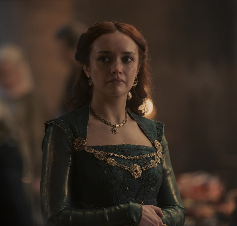 Olivia Cooke as Alicent Hightower in House of the Dragon