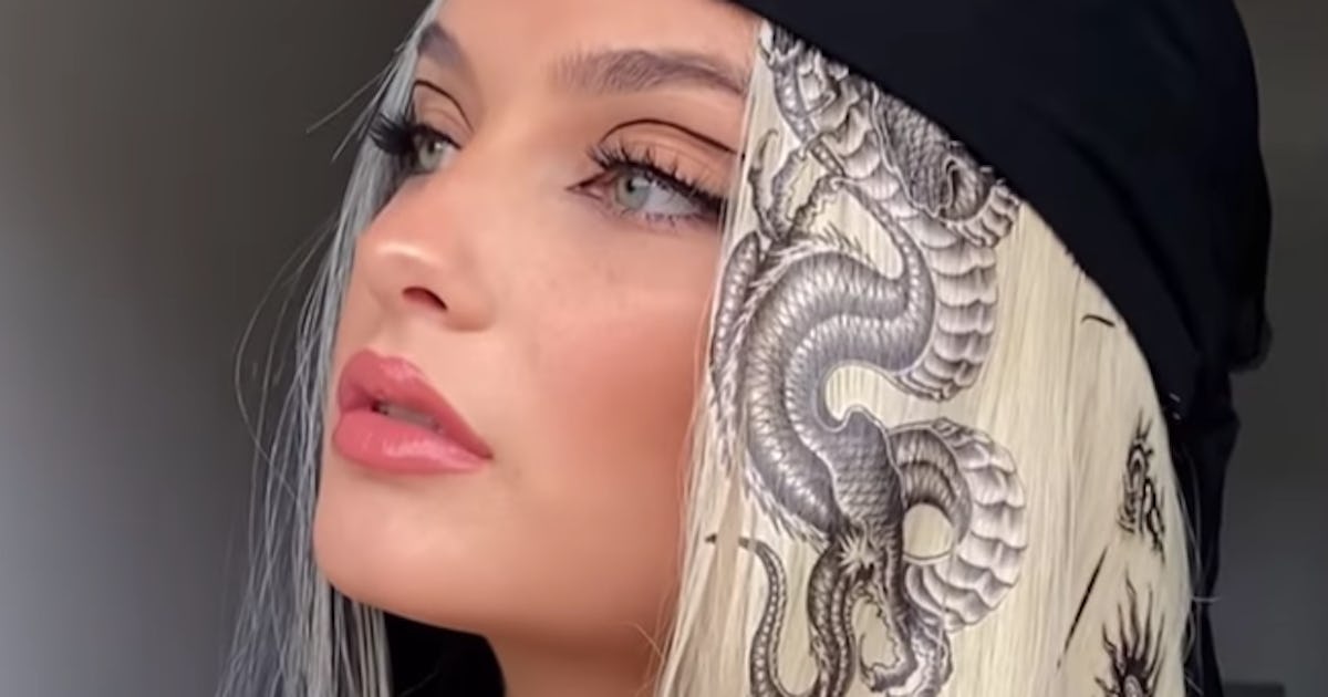 Hairstylists On TikTok Are Making Art With Temporary Hair Tattoos
