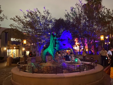 Seeing Halloween decor is one of the best things to do at Oogie Boogie Bash at Disneyland. 