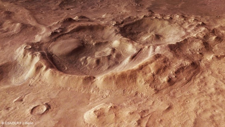 mars basin crater