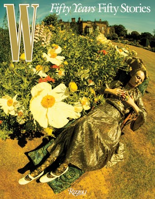  The cover of Fifty  Years Fifty Stories, featuring Tilda Swinton, photographed by Tim Walker. Court...