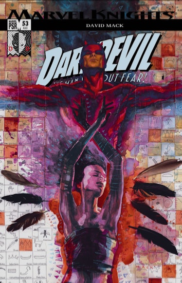 Cover of Daredevil by David Mack, Brian Michael Bendis, and Ed Brubaker