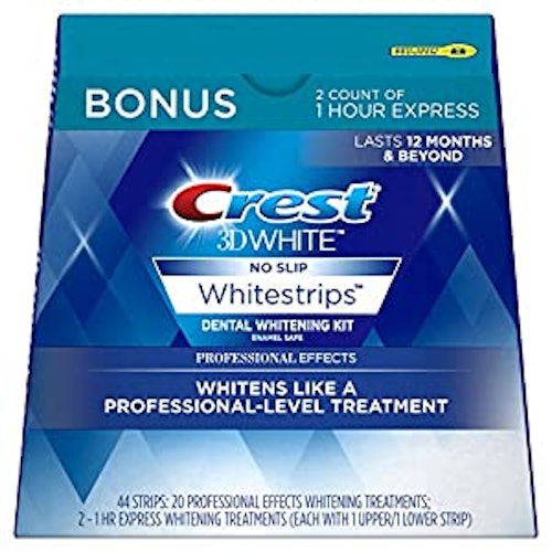 Crest 3D White Professional Effects Whitestrips Kit (22 Pack)