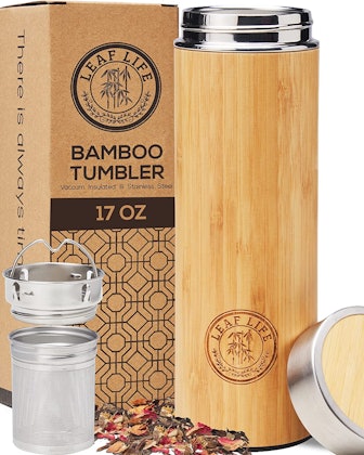 Leaflife Bamboo Tumbler with Infuser