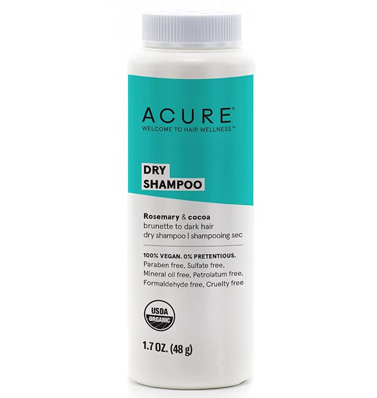 acure dry shampoo brunette to dark hair is the best dry shampoo for dark hair and sensitive scalps