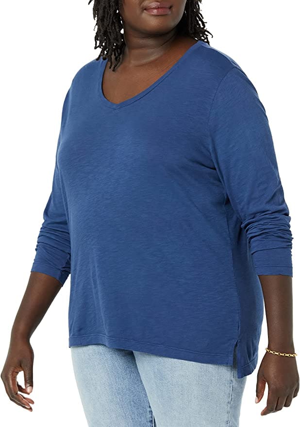 Goodthreads V-Neck Long Sleeve T-Shirt