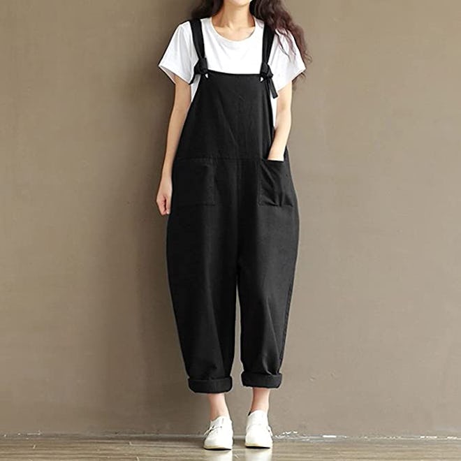 Lncropo Casual  Baggy Wide Leg Overalls
