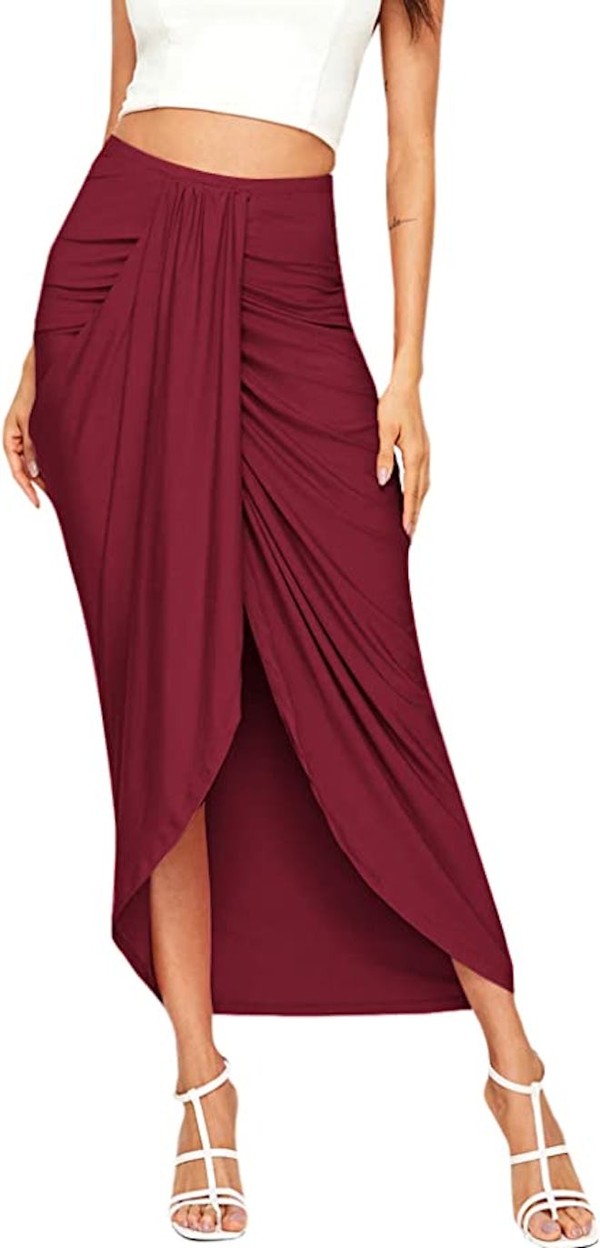 SheIn Wrap Maxi Skirt