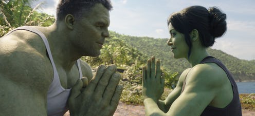 Bruce Banner trains Jen Walters in ‘She-Hulk’ Season 1.