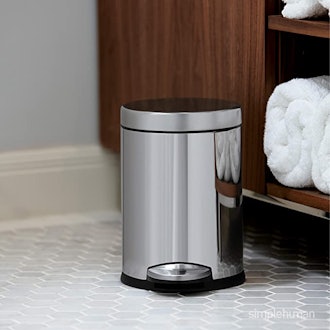 simplehuman Stainless Steel Step Trash Can