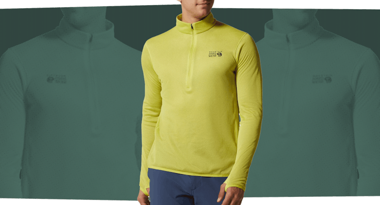 Mountain Hardwear Mens AirMesh Half Zip