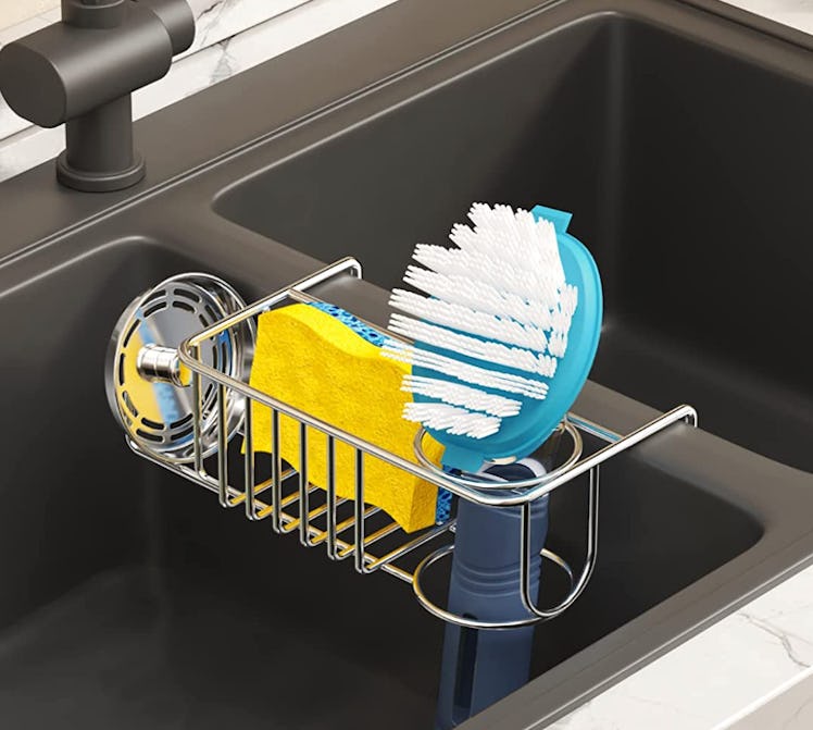 HapiRm Adhesive Sink Caddy