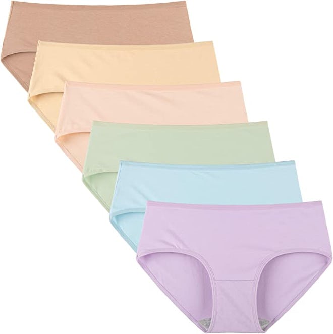 INNERSY Cotton Hipster Panties  (6-Pack)