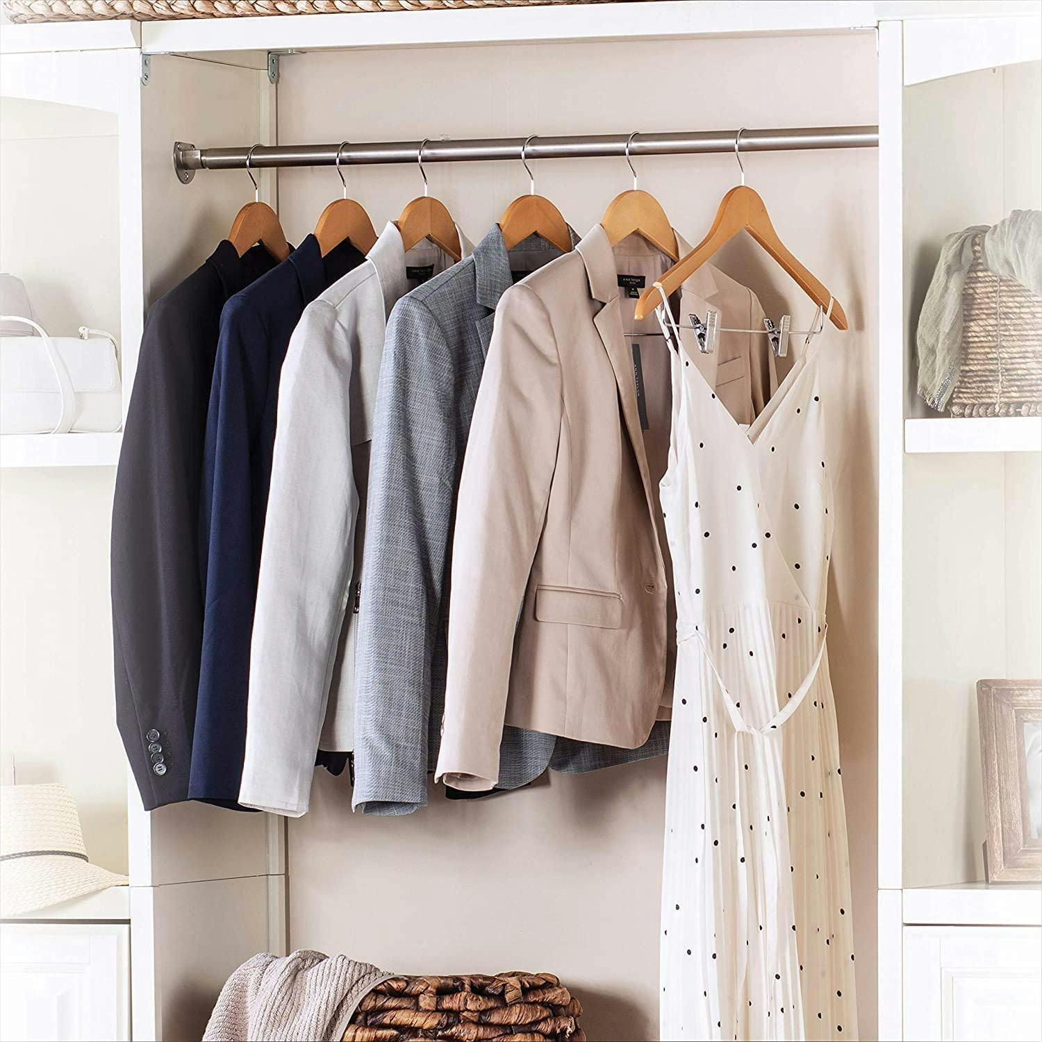 Zober High-Grade Wooden Suit Hangers (20 Pack)