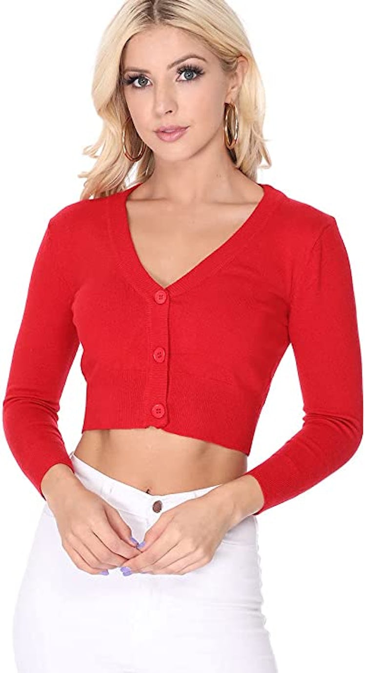 YEMAK Cropped Bolero Cardigan