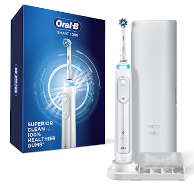 Oral-B Pro 5000 Smartseries Power Rechargeable Electric Toothbrush with Bluetooth Connectivity