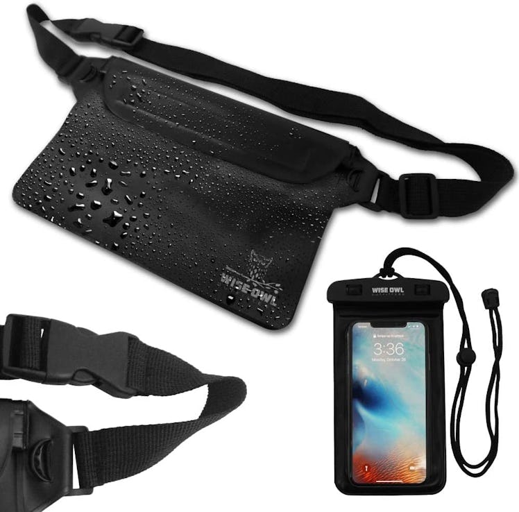 Wise Owl Outfitters Waterproof Fanny Pack and Dry Bag 