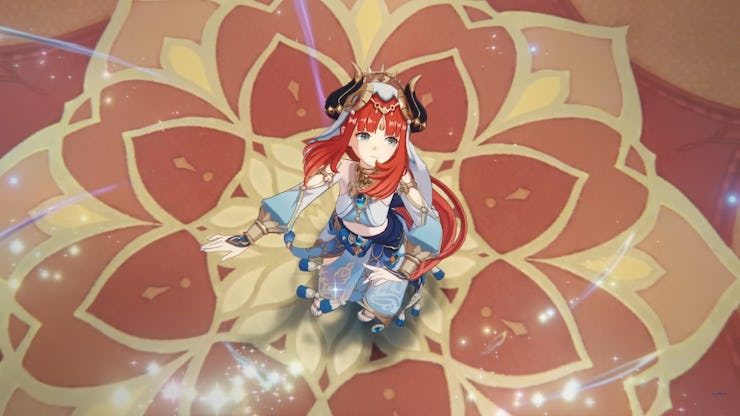 Nilou dancing on grand bazaar stage