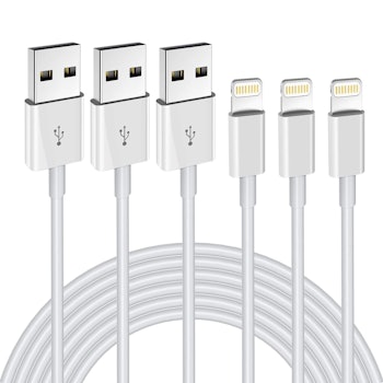OCEEK 6FT MFi Certified Lightning Cable Fast Charging Cords (3-Pack)