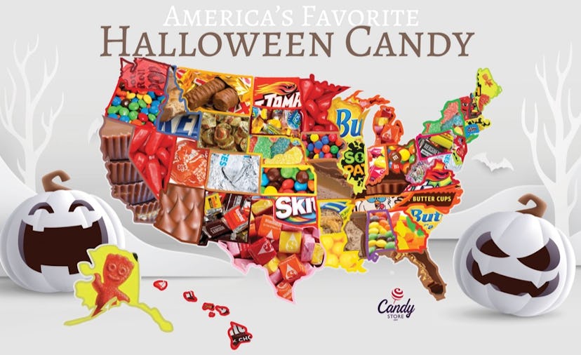 A Very Official Breakdown Of The Most Popular Halloween Candy In Every State.