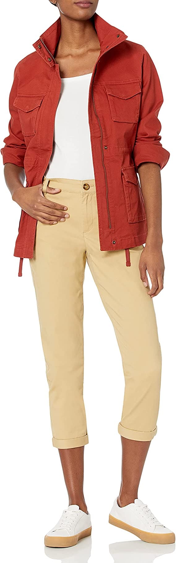 Amazon Essentials Cropped Girlfriend Chino Pant