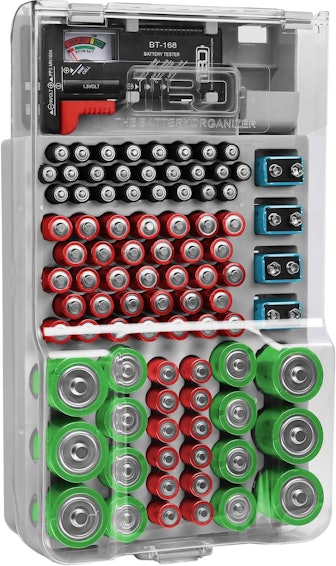 The Battery Organizer and Tester with Cover