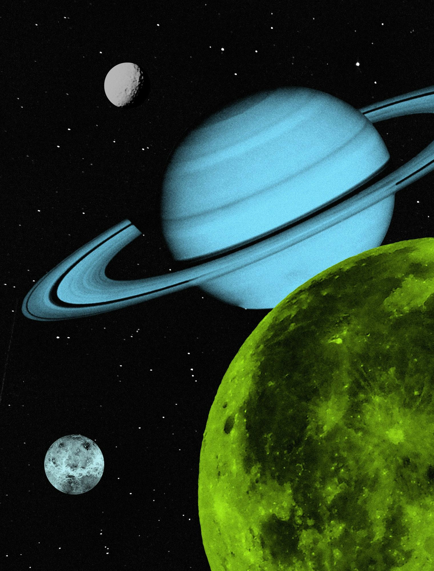 A picture of Saturn retrograding before it goes direct on Oct. 22, 2022.