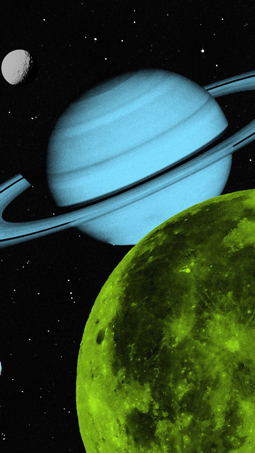 A picture of Saturn retrograding before it goes direct on Oct. 22, 2022.