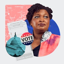 In the Georgia governor race, Stacey Abrams is betting on Election Day turnout.
