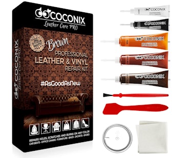 Coconix Brown Leather and Vinyl Repair (9-Piece Set)