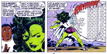 She-Hulk takes on her greatest enemy, her writer.