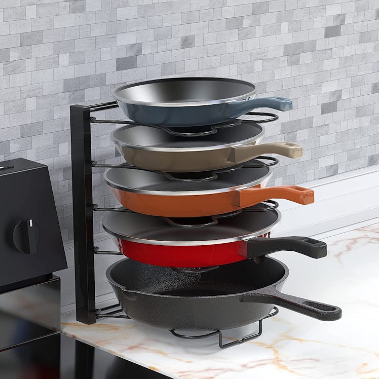 Simple Houseware Height Adjustable Pan Organizer