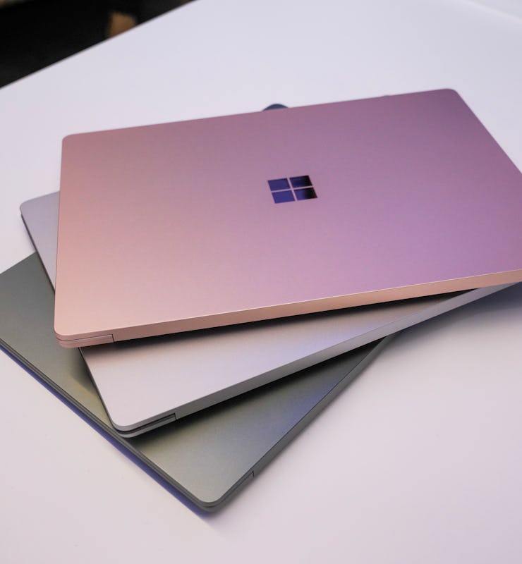 Surface Laptop 5 in three colors