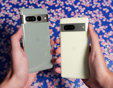 The Pixel 7 Pro and the Pixel 7.