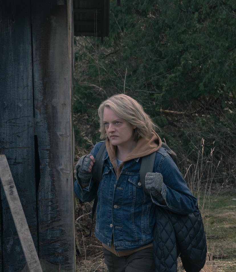 Elisabeth Moss as June in The Handmaid's Tale