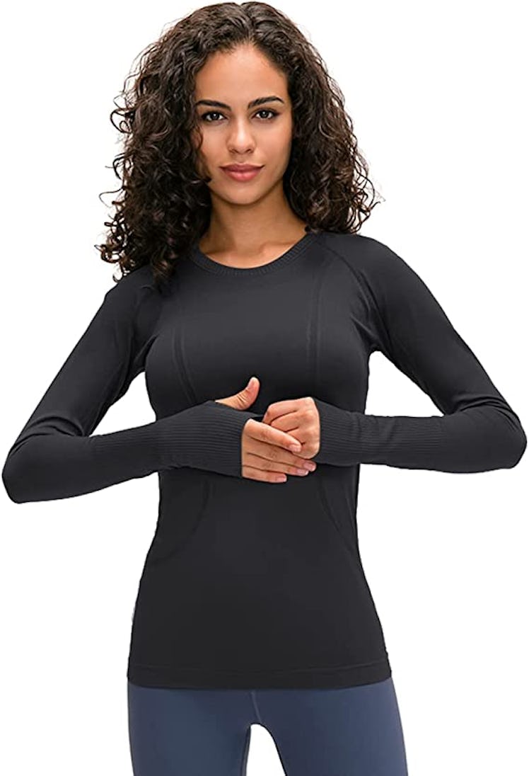 LUYAA Long Sleeve Workout Top